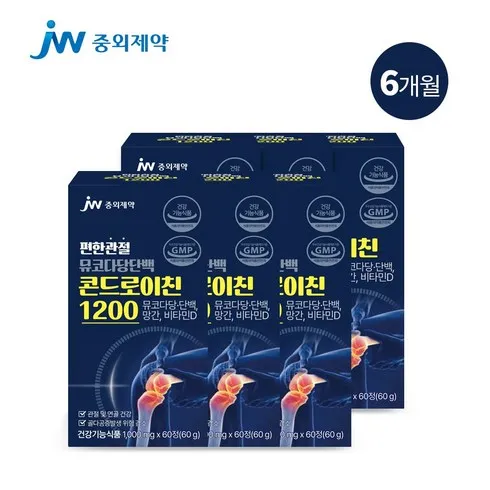 이번 명절선물은 바로 관절건강 콘드로이친 뮤코다당 단백 1200 12박스 꾸준한 인기