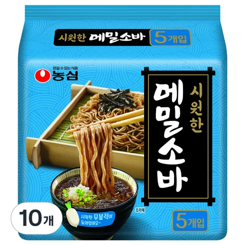 명절 냉모밀 12팩 구성 꾸준한 인기