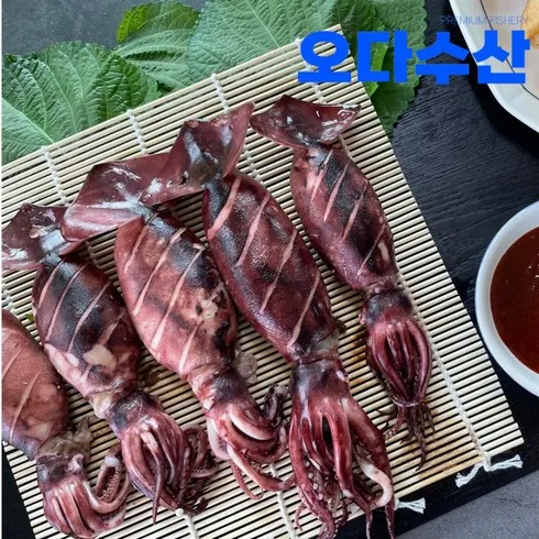 왜 이렇게 사고싶지? 자연산 손질 통오징어 260gX7팩총 21마리 꾸준한 인기