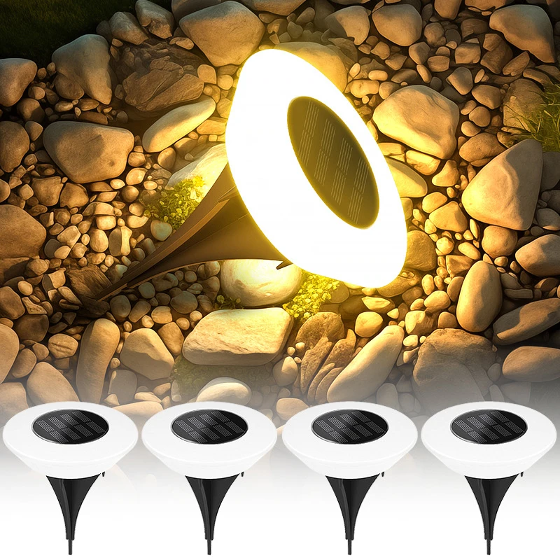 우리도 이렇게하자 1/4PCS 태양광 실외 조명 14LED 방수 잔디 램프 전해드립니다