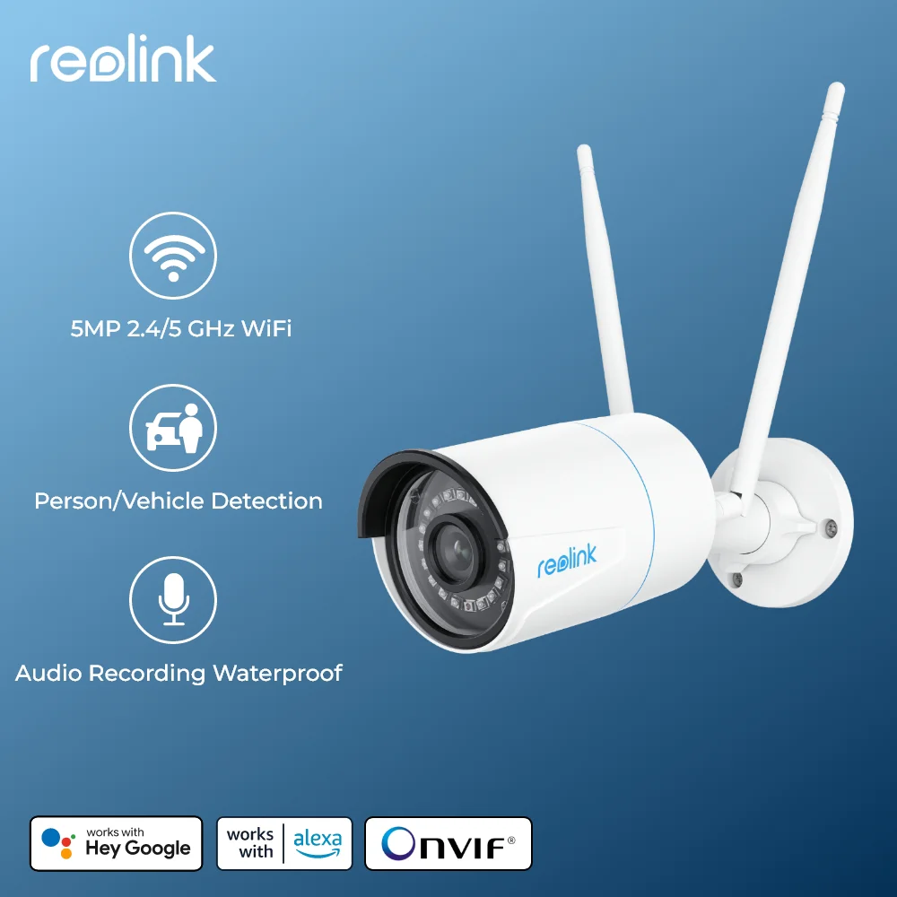 바로클릭 Reolink 4K 보안 카메라 스마트 감지 8MP Wi-Fi 6 기술 감시 카메라 Onvif 2.4G/5Ghz 무선 5MP 실외 IP 카메라 업데이트된 소식입니다