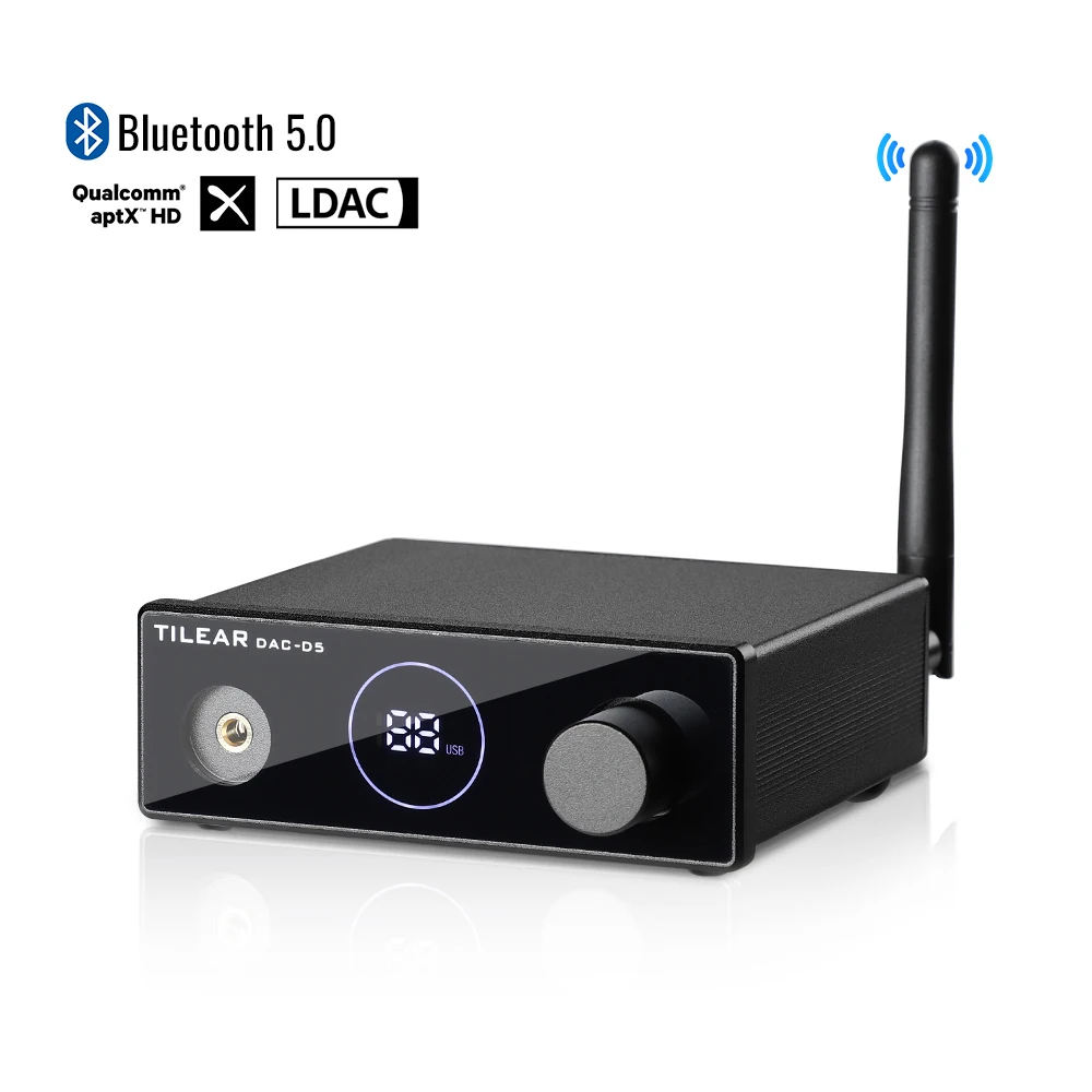 합리적인 가격 AIYIMA DAC-D5 Bluetooth 5.0 수신기 ES9038 헤드폰 증폭기 디코더는 USB APTX-HD LDAC HIFI 디코더를 지원합니다. 잠깐 확인해보세요