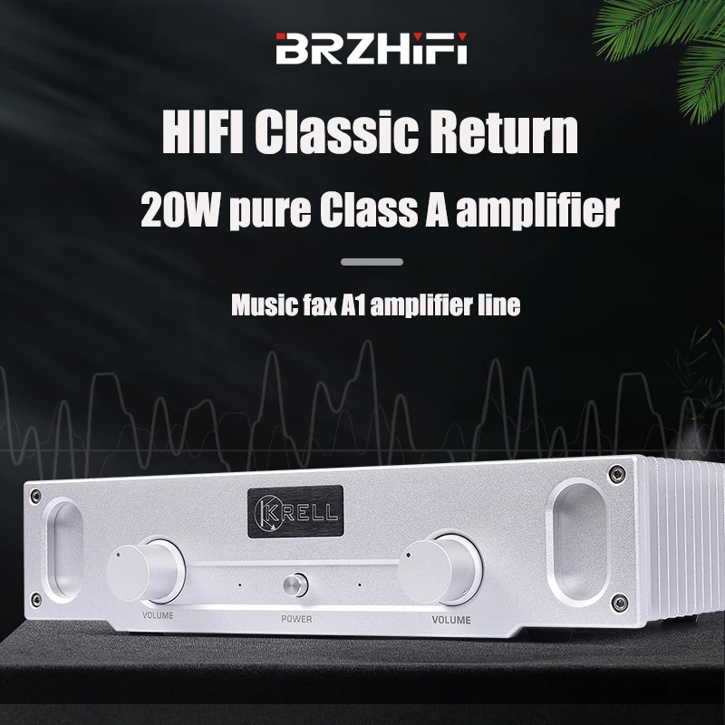 올해 꿀 제품은 BREEZE 2024 최신 참조 음악 팩스 A1 라인 20W 순수 클래스 A 홈 HIFI 발열 레벨 전력 증폭기 한 번에 알려드립니다