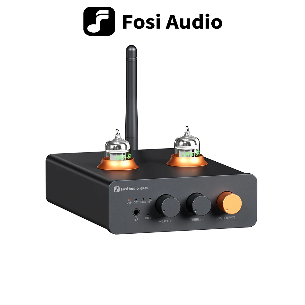(올해 꼭 확인 소식) Fosi Audio GR40 Bluetooth USB DAC 헤드폰 앰프 튜브 프리 앰프 및 헤드폰 앰프 클릭해보세요