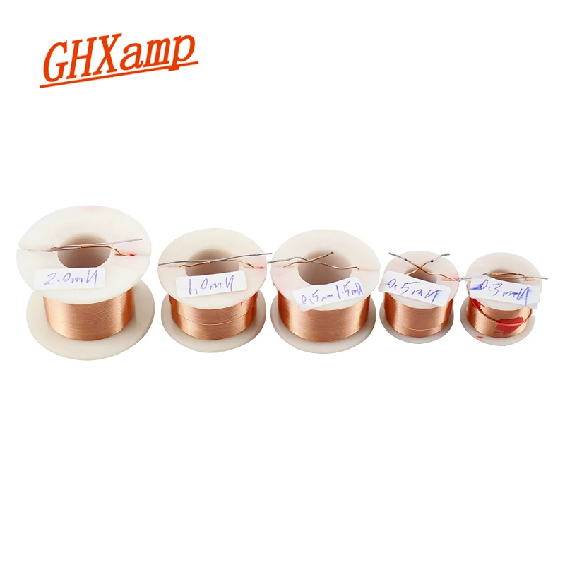 연속인기 GHXAMP 1PCS 0.5mm 라우드 스피커 크로스 오버 인덕터 4N 무산소 구리 코일 중공 원형 해골 0.3mH 0.5mH 1.0mH 2.0mH 소개합니다