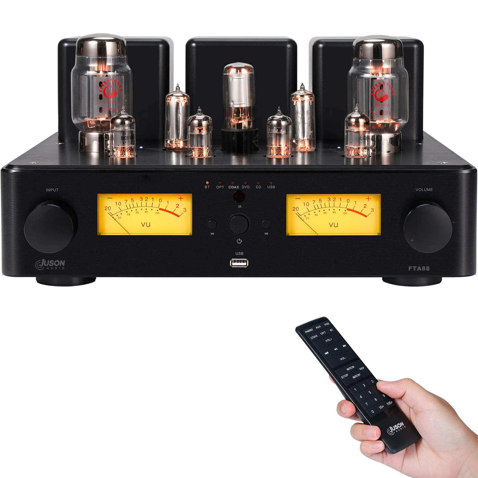 이건”꼭” 알아보자 Juson Audio FTA88 180W KT88 튜브 증폭기 클래스 A HIFI 통합 진공 앰프(Mosfet 단일 종단 듀얼 모드 원격 aptX-HD 포함) 핫한 정보입니다