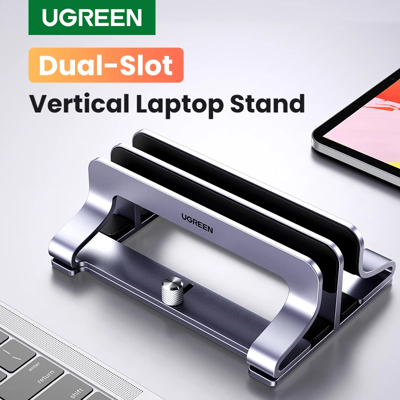 사계절 사랑받는 MacBook Air Pro 용 UGREEN 세로 형 노트북 스탠드 홀더 알루미늄 접이식 노트북 스탠드 노트북 지원 MacBook Pro Tablet Stand 알짜배기만 골라가세요