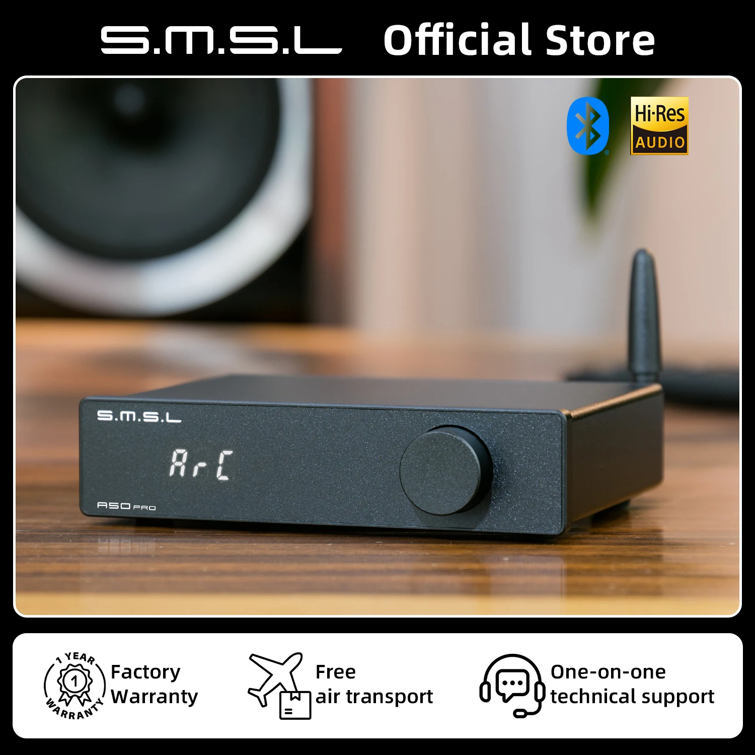 인기있는 이유는? SMSL A50PRO 2.1 전력 증폭기 2 MA12070P 블루투스 EQ 설정 100W HDMI-ARC 화면 끄기 하이 로우 필터 알려드립니다