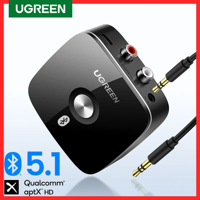 요즘 반응좋은 UGREEN 블루투스 RCA 리시버 5.1 aptX HD 3.5mm 잭 Aux 무선 어댑터 꼭 확인해보세요