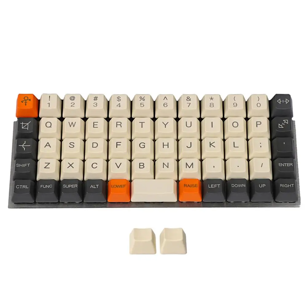 특집전 총집합 YMDK Planck YMD40 V2 Niu40 Preonic Keyset 탄소 레이저 에칭 40% 상단 인쇄 OEM 키캡 1.5mm 두께 PBT 전해드립니다
