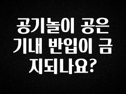 꼭 알아두자 공기놀이 공은 기내 반입이 금지되나요? 정직하게 소개해보겠습니다