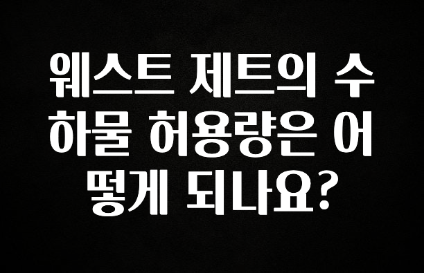 공감주의 웨스트 제트의 수하물 허용량은 어떻게 되나요? 알짜배기만 골라가세요