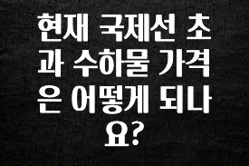 NEW 떳음 현재 국제선 초과 수하물 가격은 어떻게 되나요? 알려드릴게요