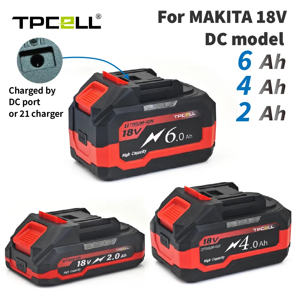 꼭 확인해야하는 이유 Makita 18V 배터리 전동 공구 용 TPCELL 21V 2/4/6AH BMS가있는 18V 스크루 드라이버 용 리튬 이온 교체 LXT BL1850 BL1840 핫한 정보입니다