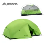 모음전 2025 요즘 sns에서 난리난 BISINNA 2인 초경량 캠핑 텐트 20D 380T 나일론 더블 레이어 방수 배낭 텐트  리뷰 최다로 엄선된 최고의 제품을 소개합니다.