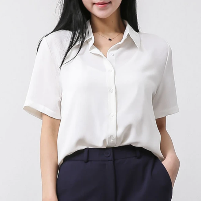 사랑을 담은 반팔블라우스 전합니다