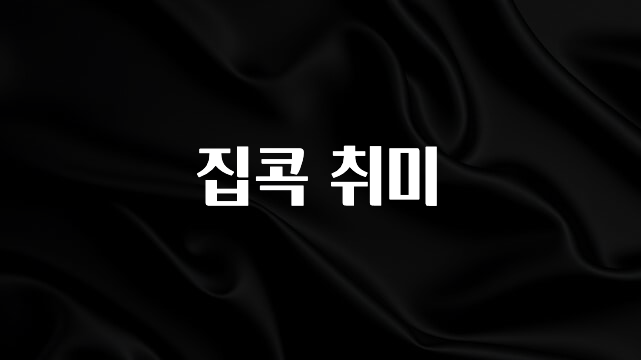 “이거”하나로 종.결 집콕 취미 1분이면 확인가능 합니다