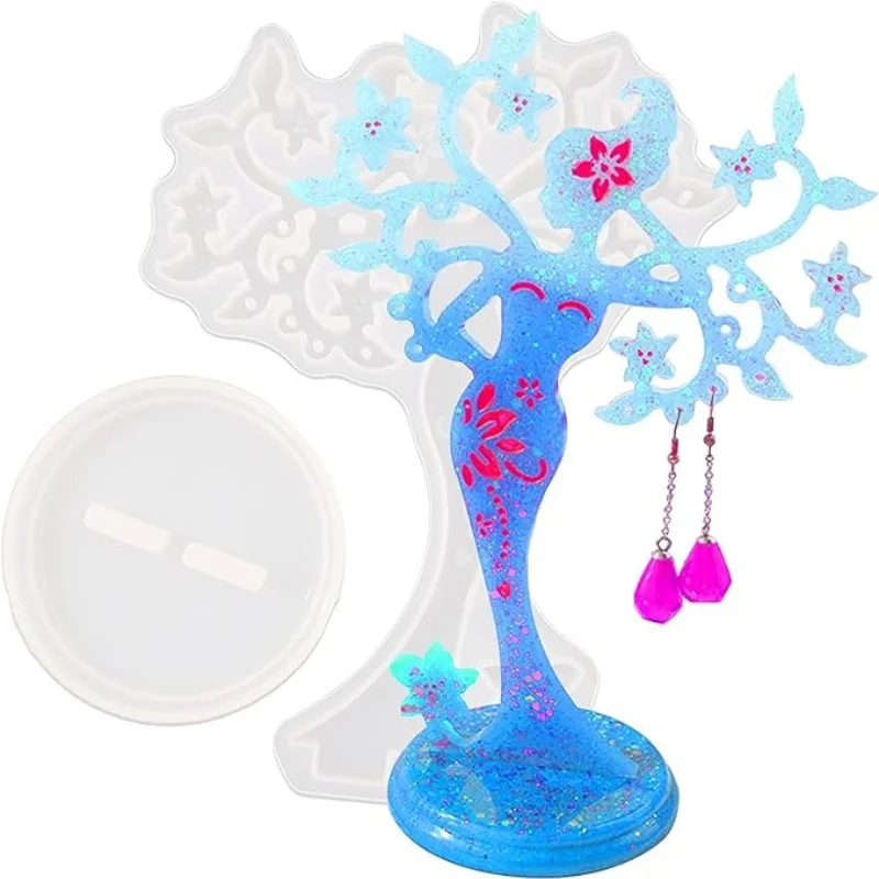 리뷰 많음 2025 요즘 sns에서 난리난 DIY 뷰티 쥬얼리 랙 거울 실리콘 금형 크리스탈 스토리지 디스플레이 스탠드 스윙 테이블 장식 에폭시 수지 금형 액세서리  리뷰 최다로 엄선된 최고의 제품을 소개합니다.