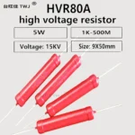 꾸준한 인기 2026&nbsp;요즘 sns에서 난리난 2Pcs HVR80AH5009 고전압 저항 5W 1K2K100K 300K470K1G 옴 1M 10M 30M40M 500M150M200M 후막 저항기&nbsp; 리뷰 최다로 엄선된 최고의 제품을 소개합니다.