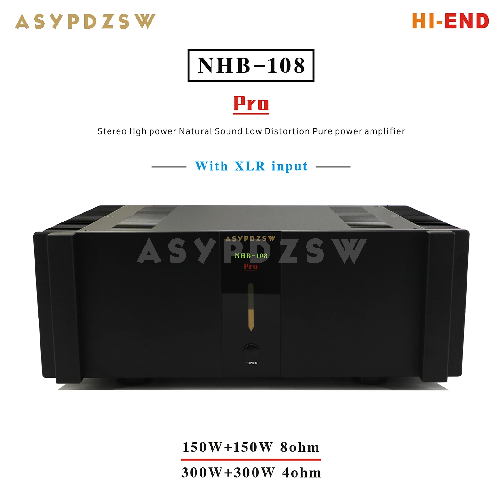 인기템 2026&nbsp;요즘 sns에서 난리난 하이엔드 108P NHB-108 Pro 스테레오 Hgh 전력 자연 사운드 저왜곡 순수 전력 증폭기 150W–300W 4–8ohm&nbsp; 리뷰 최다로 엄선된 최고의 제품을 소개합니다.